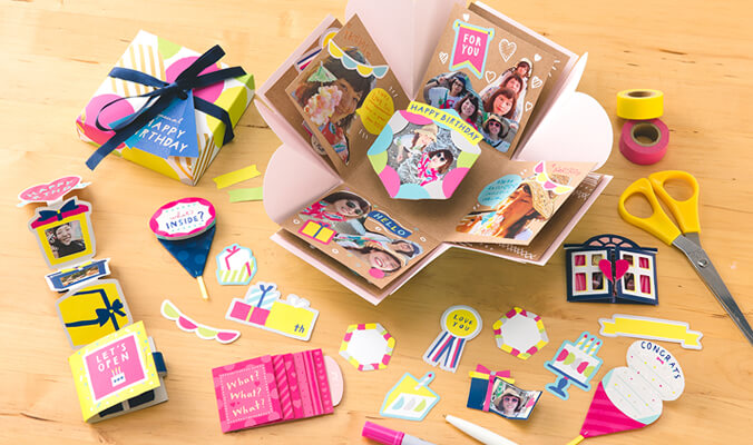 手作りプレゼントアルバムに