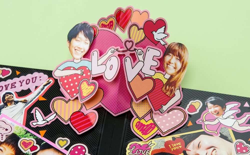 アルバム ポップアップサンプル