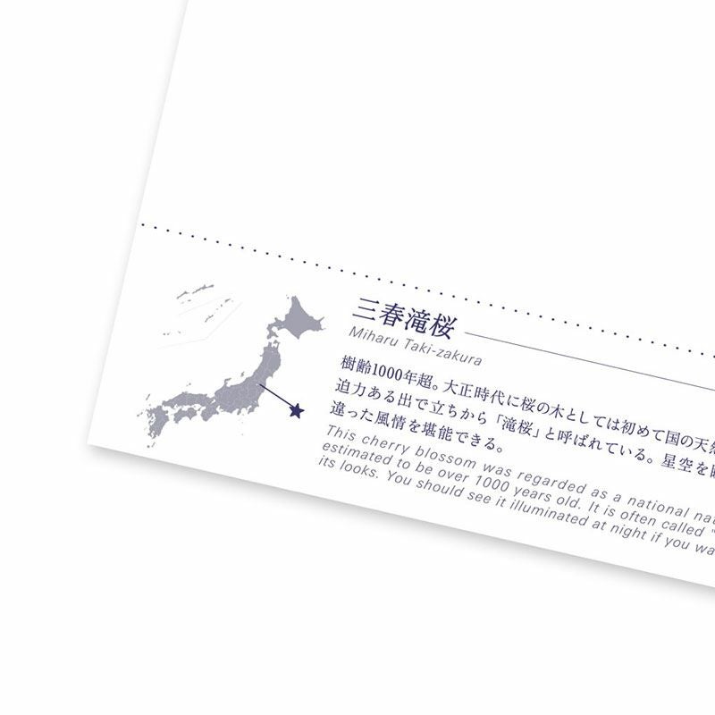 日本の絶景ポストカード ～春～ 三春滝桜/福島 | いろはショップオンライン