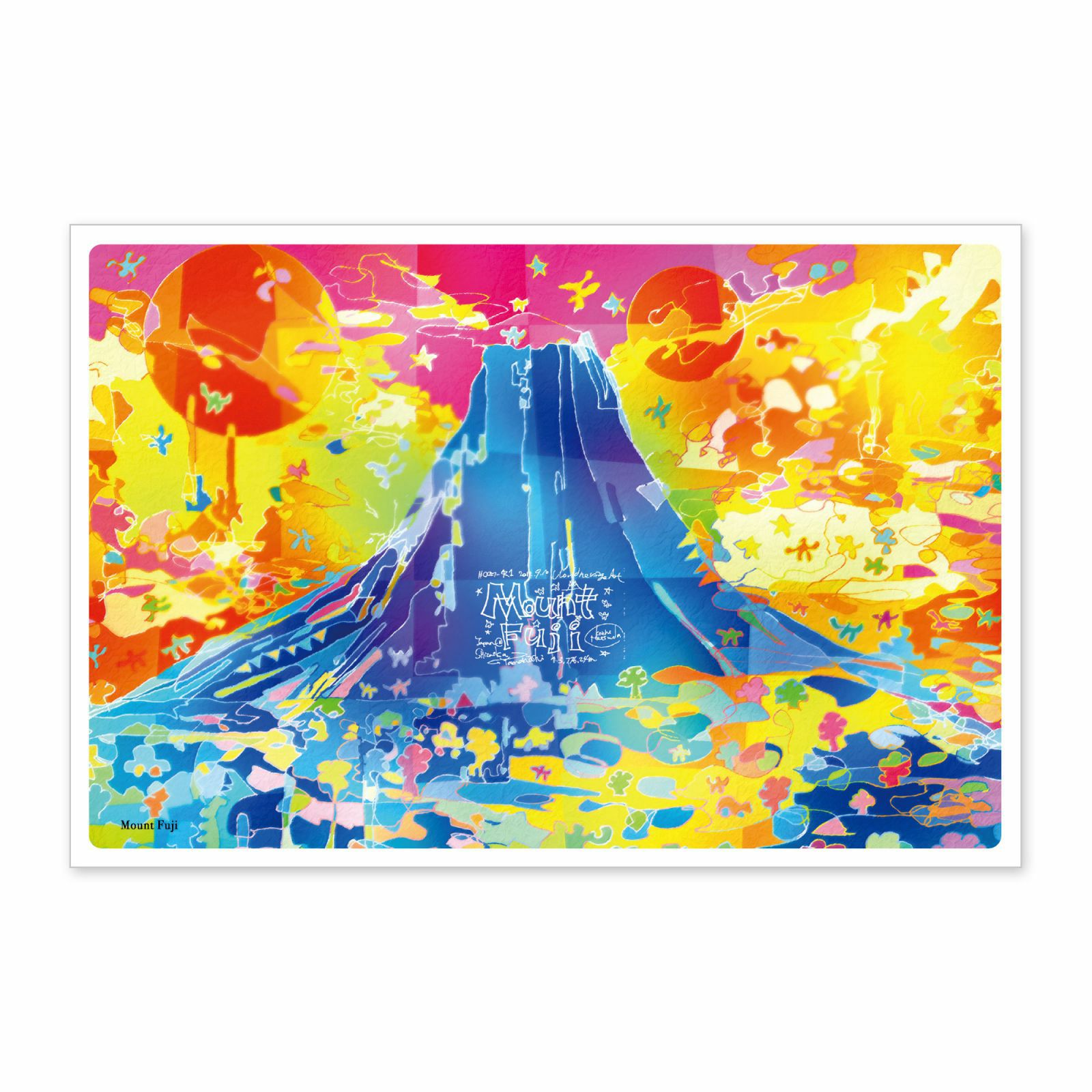 世界遺産アートポストカード 富士山／日本 | いろはショップオンライン