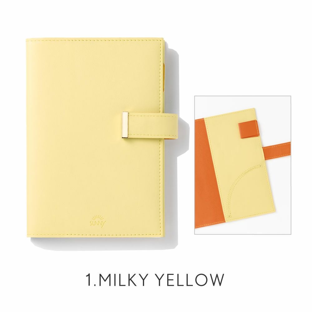 SUNNY スケジュール帳 ベージュとグリーン 20%OFF】手帳 スケジュール帳 マンスリー SUNNY サニー スタンダード