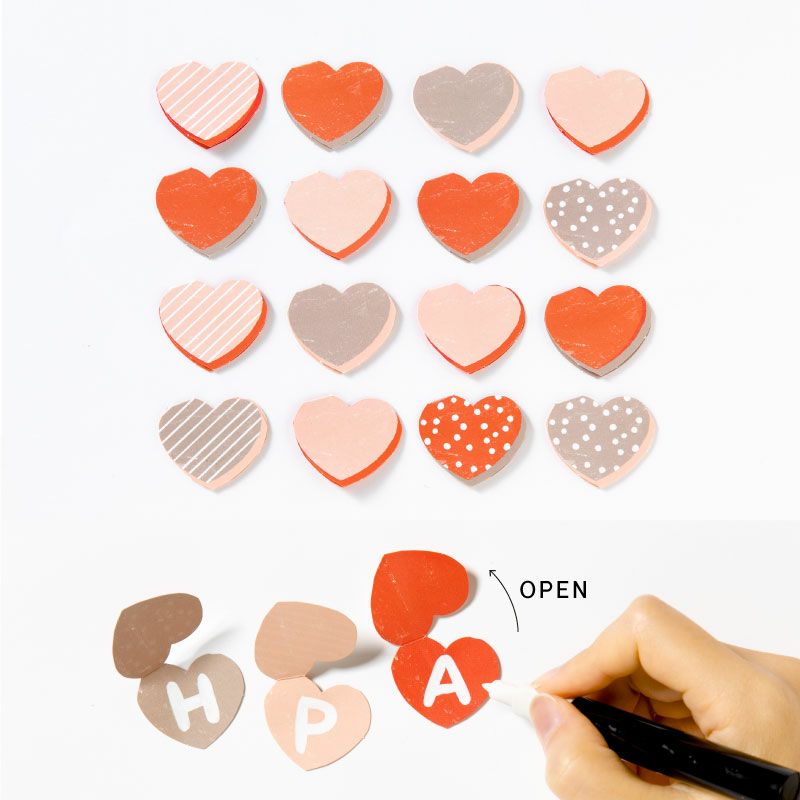 TOY ALBUM MINI仕掛けパーツ HEART GARLAND | いろはショップオンライン