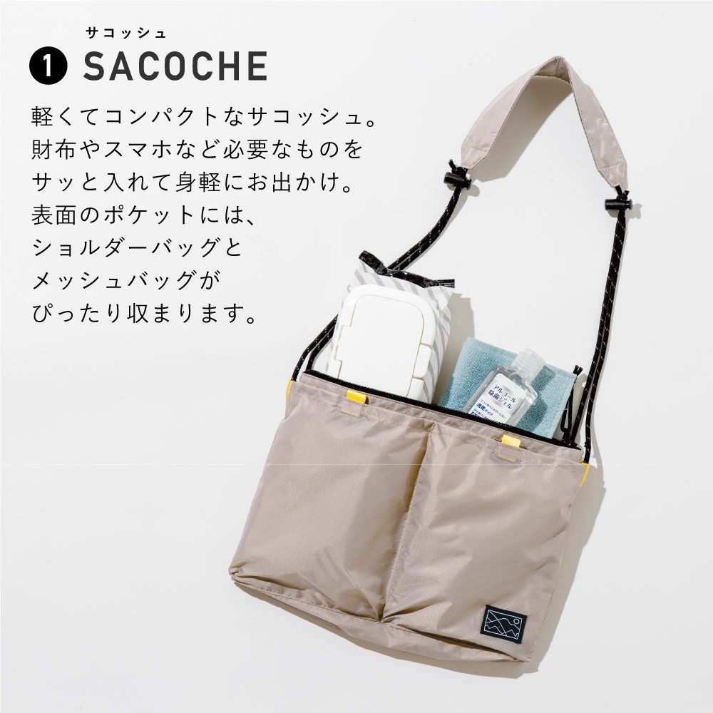 サコッシュ 3way ショルダーバッグ HYEY TRIO BAG レディース