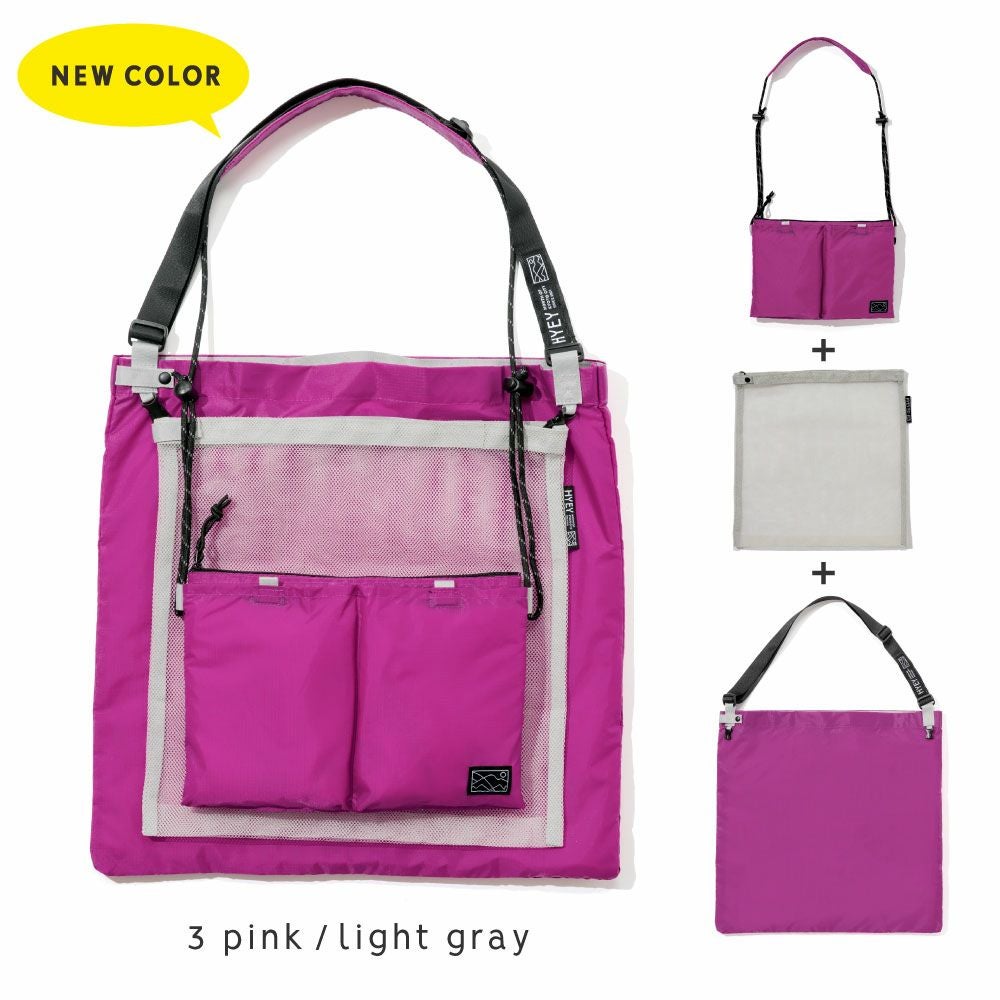 サコッシュ 3way ショルダーバッグ HYEY TRIO BAG レディース