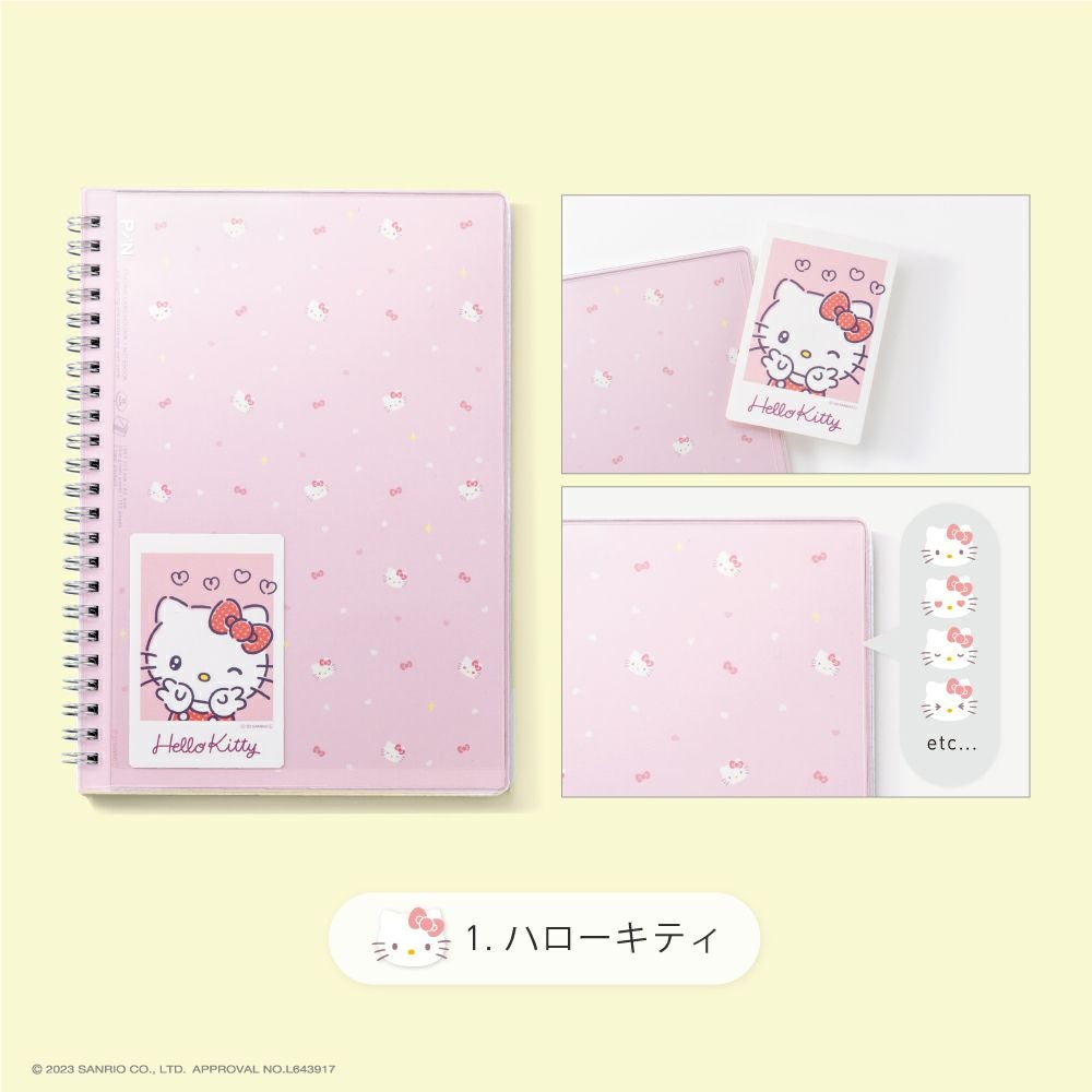 PiN NOTE サンリオ コラボ キティ シナモロール ポチャッコ ポムポム