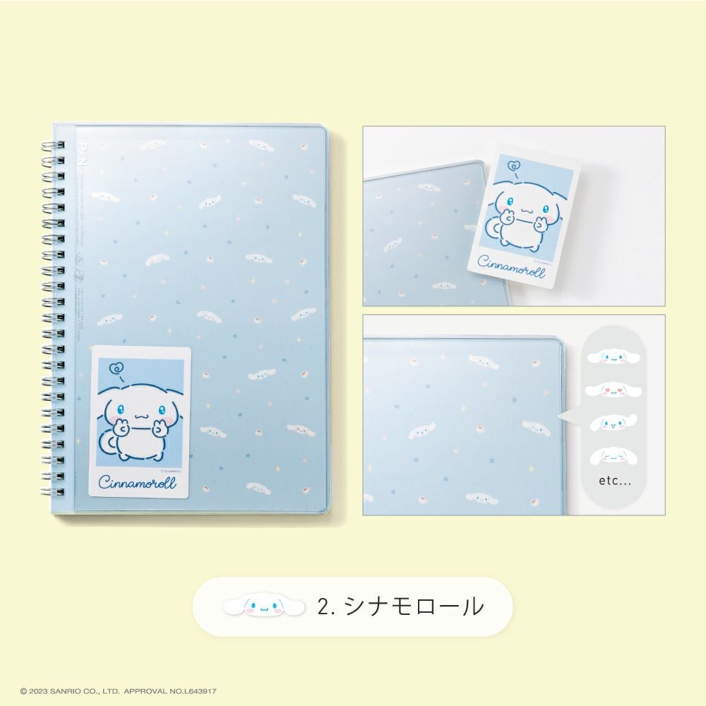 PiN NOTE サンリオ コラボ キティ シナモロール ポチャッコ ポムポム