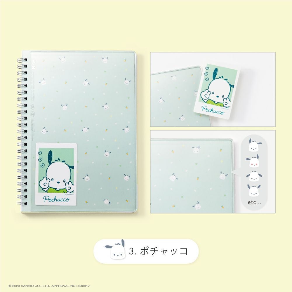 PiN NOTE サンリオ コラボ キティ シナモロール ポチャッコ ポムポム