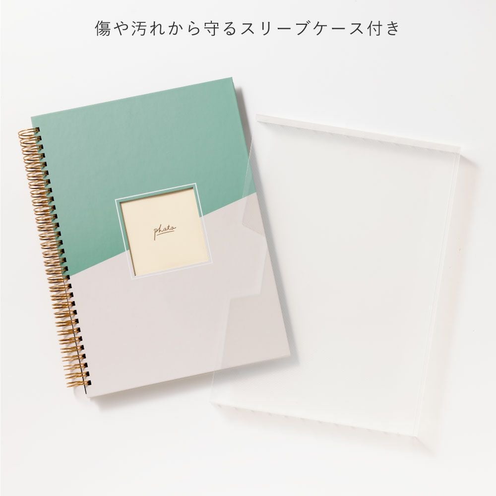 大容量アルバム 【ましかく写真用】 スリムタイプ 3冊セット | いろは