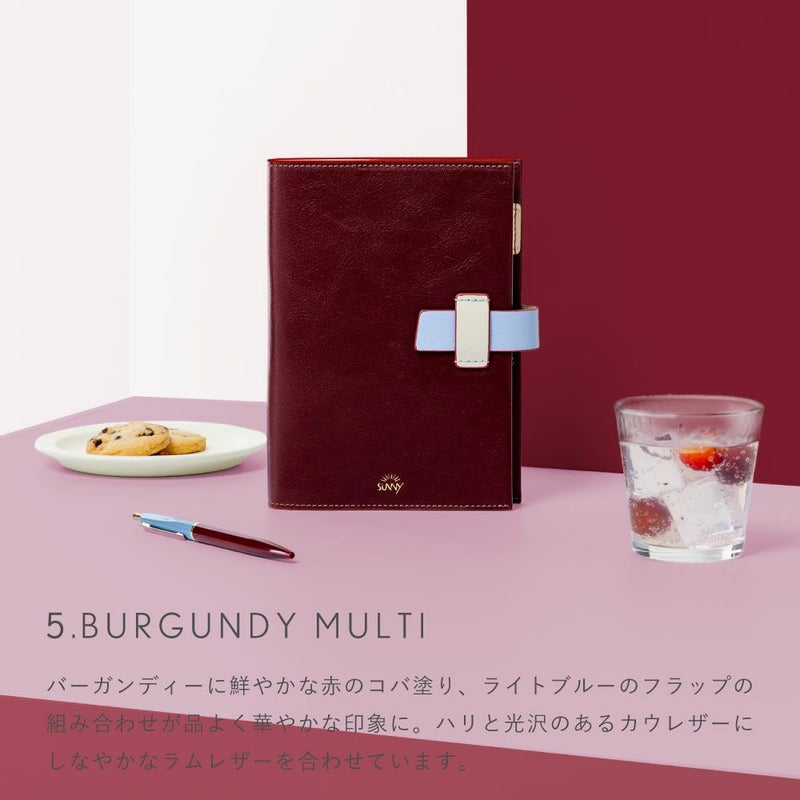SUNNY_SCHEDULE_BOOK_レザーフラップマルチカバー【ウィークリー手帳用】