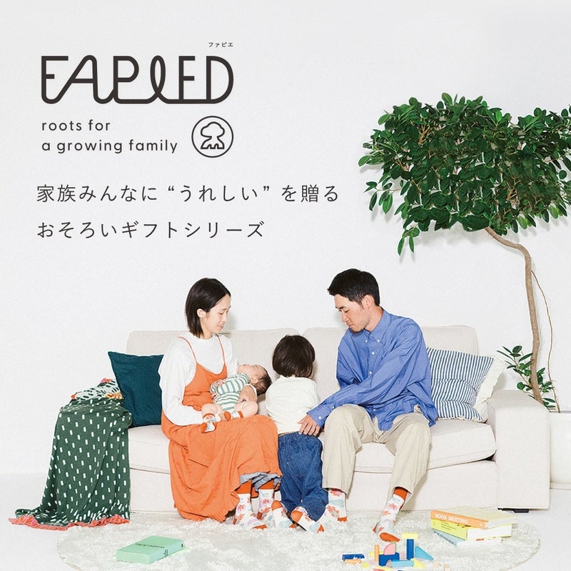 FAPIEDファミリーソックス+スタイセット（7-10cm,23-25cm,25-27cm）