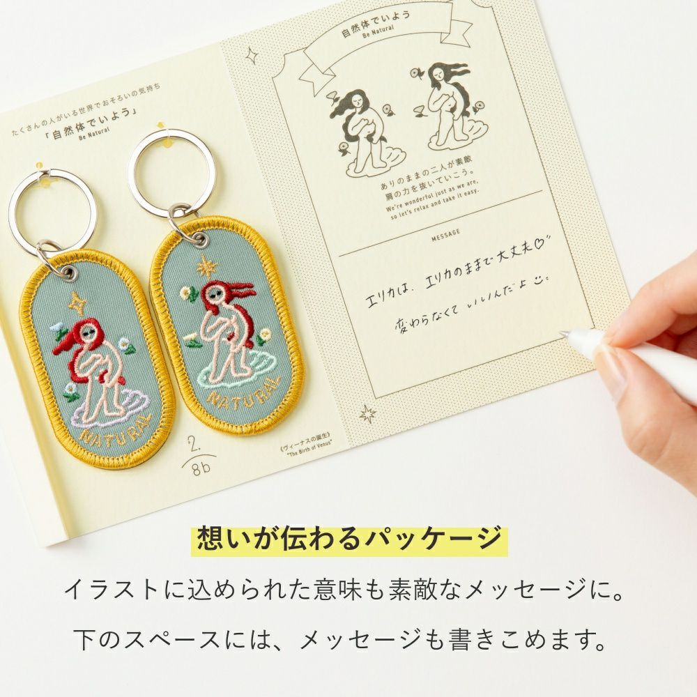 2/8b PAIR KEY RING ART MUSEUM ver. キーホルダー ペア お揃い 2個