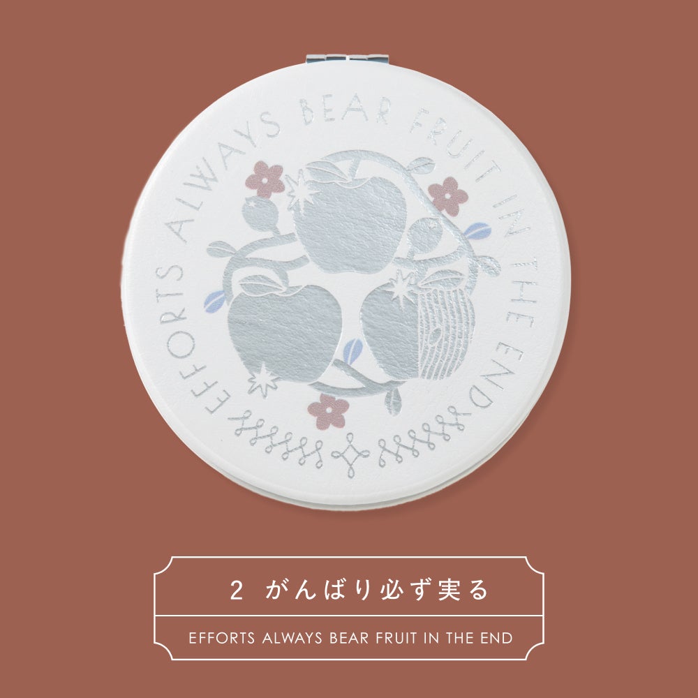 AMULET MIRROR ミラー 鏡 手鏡 コンパクトミラー イラスト メッセージ
