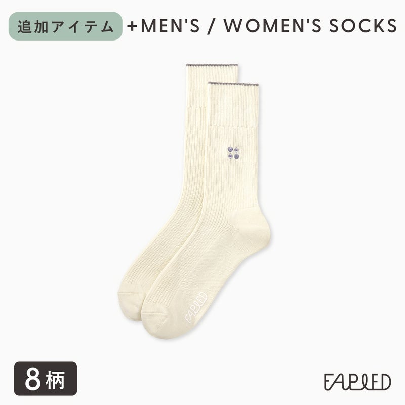 FAPIED_MEN'S&LADY'S_【ワンポイント】ソックス23-27cm_L-FOSM_L-FOSL