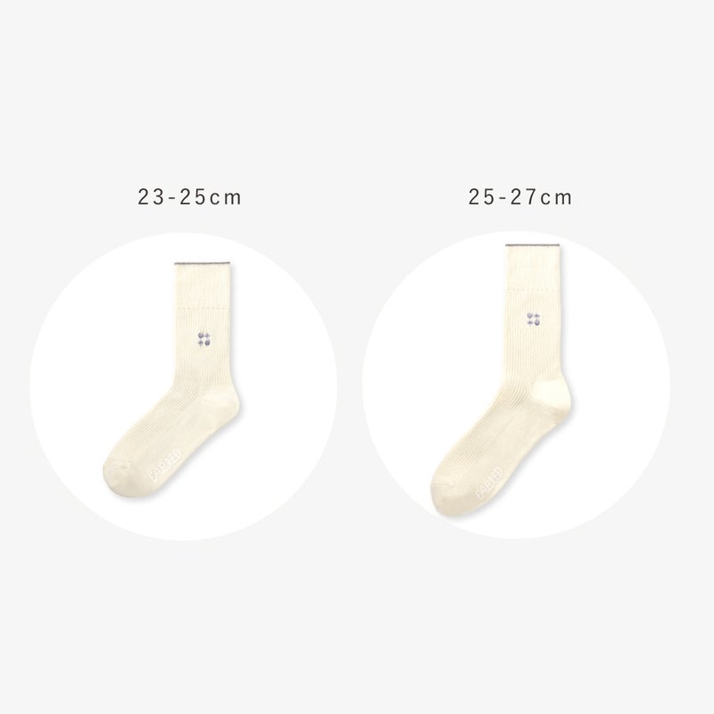 FAPIED_MEN'S&LADY'S_【ワンポイント】ソックス23-27cm_L-FOSM_L-FOSL
