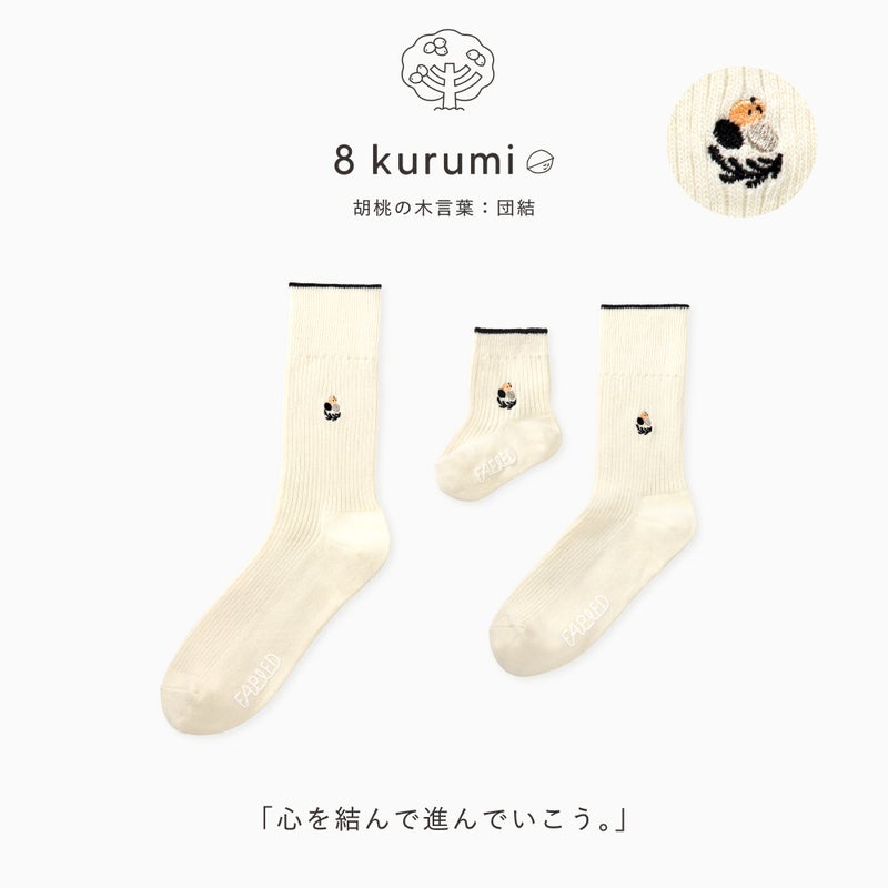 FAPIEDファミリー【ワンポイント】ソックスセット（7-10cm,23-25cm,25-27cm）