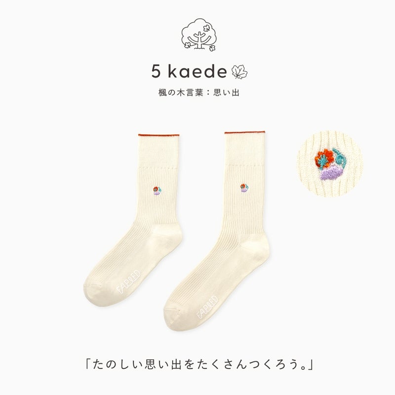FAPIED_ペア【ワンポイント】ソックスセット（23-25cm,25-27cm）